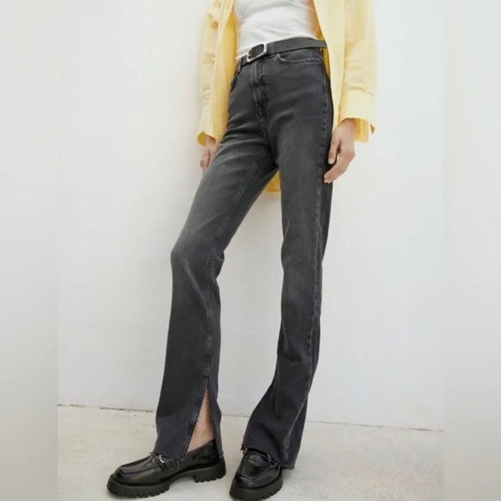 NWT ZARA High Rise Slim Flare Jeans
